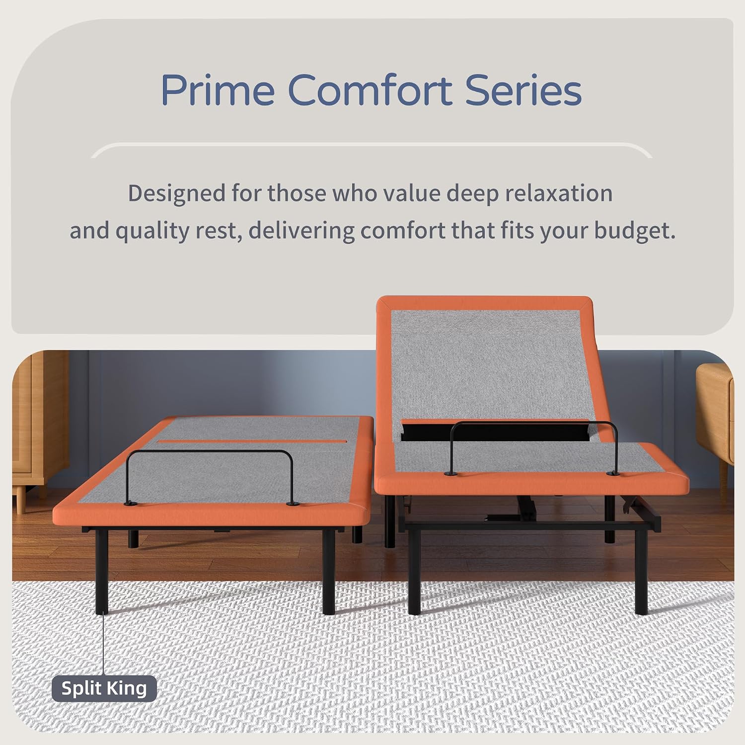 ESHINE E6000 adjustable bed features